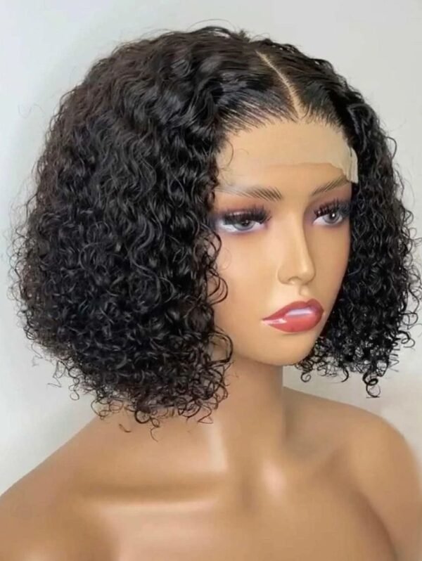 4x4 10inches Wet Curls 100% Human Hair