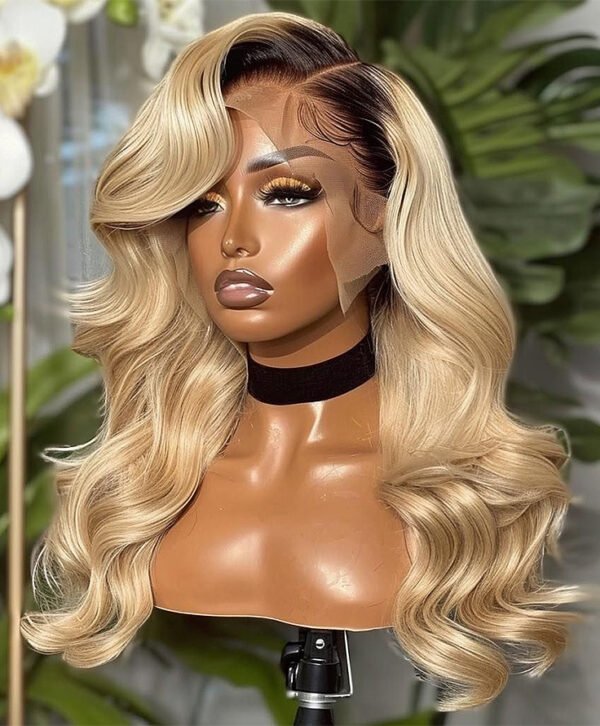 100% Human hair Glueless Wig