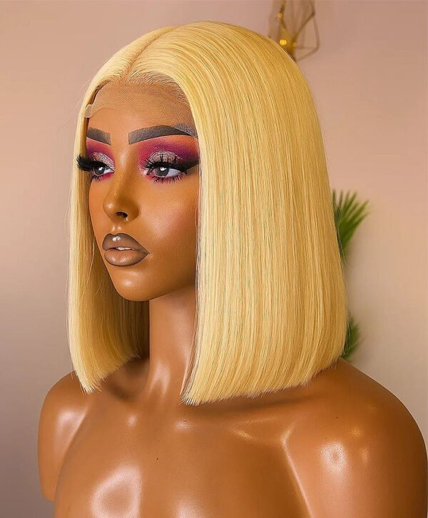 Blonde Bob Wig Human Hair